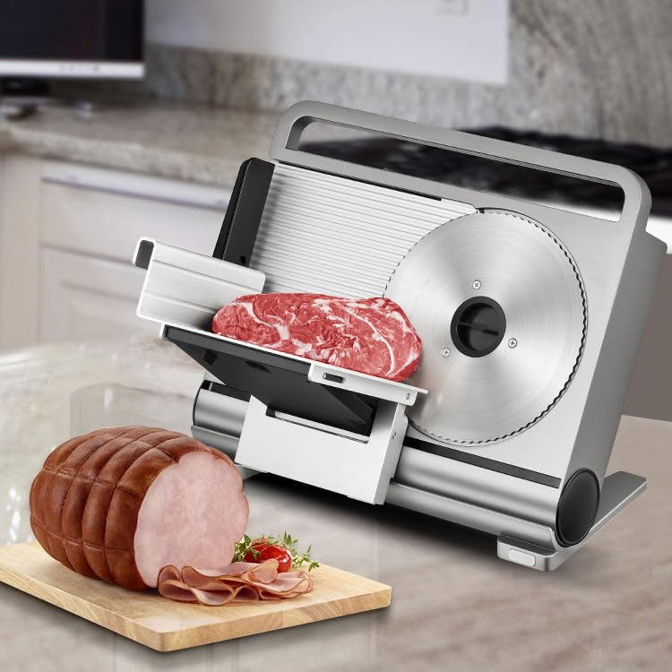 Amazon.com: Folding Meat Slicer, Electric Deli Food Slicer with
